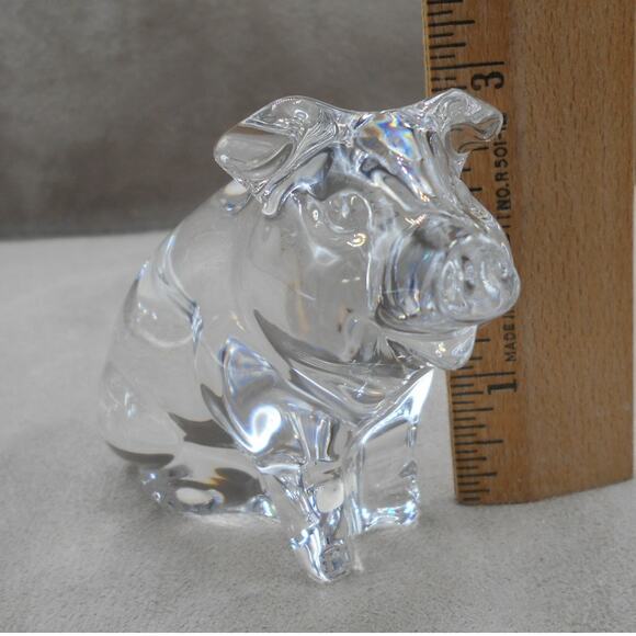 Princess House Crystal Pets Penelope Pig Design 24% Lead Crystal Germany - Picture 2 of 8